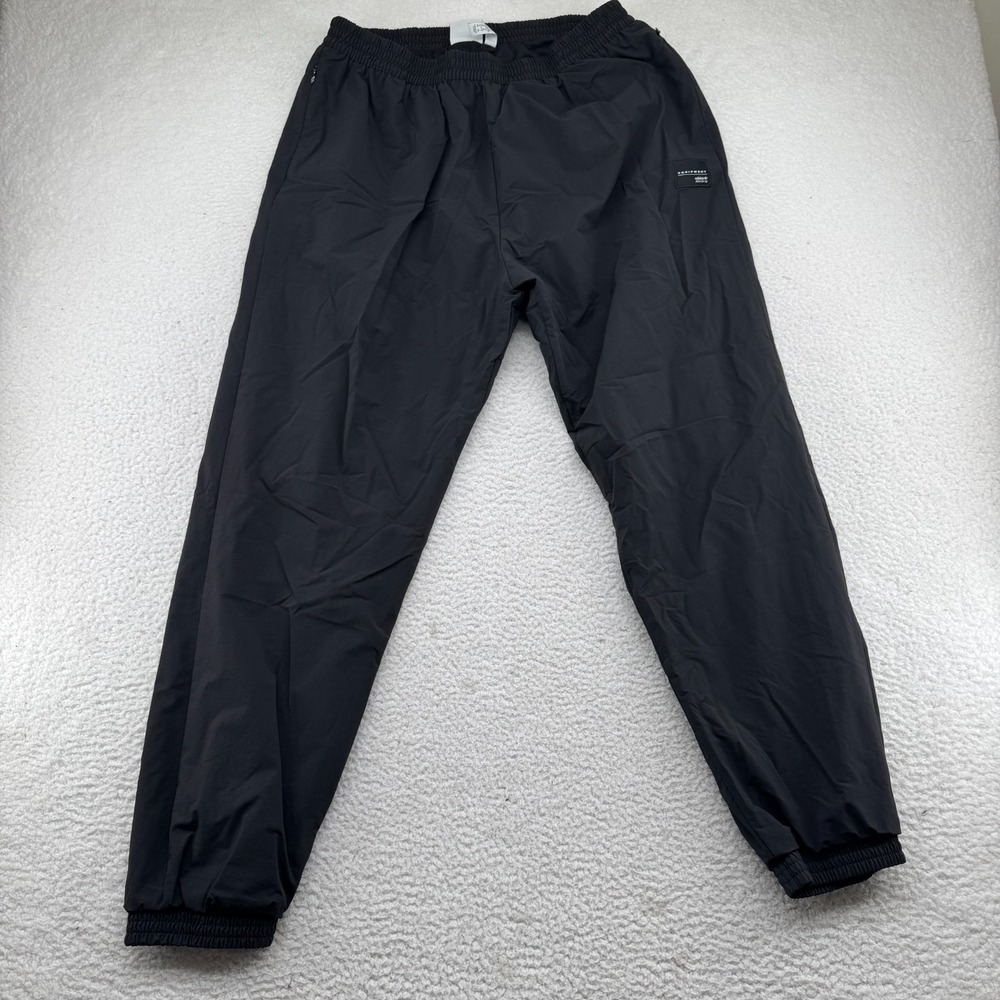 Adidas Equipment Track Pants Mens XL Black Lined Medium Weight Pockets Tapered